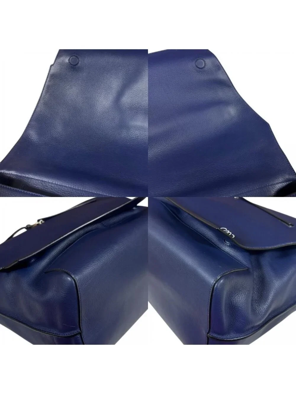 Loewe Anton Messenger Bag Anagram Leather 307.41 Navy
